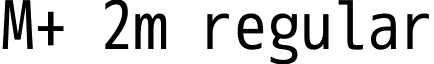 M+ 2m regular font - mplus-2m-regular.ttf