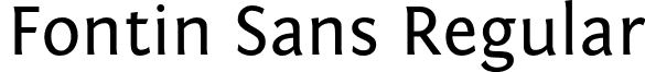 Fontin Sans Regular font - Fontin_Sans_R_45b.otf