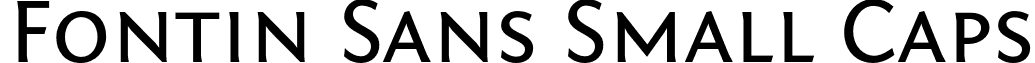 Fontin Sans Small Caps font - Fontin_Sans_SC_45b.otf