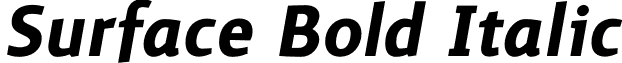 Surface Bold Italic font - Surface_Bold-Italique.otf