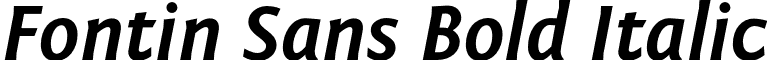 Fontin Sans Bold Italic font - Fontin_Sans_BI_45b.otf