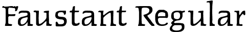 Faustant Regular font - Faustant.ttf