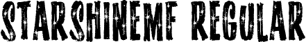 StarshineMF Regular font - StarshineMF.ttf