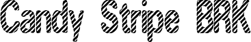 Candy Stripe BRK font - candystr.ttf