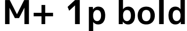 M+ 1p bold font - mplus-1p-bold.ttf