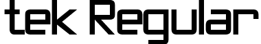 tek Regular font - tek___TTF_by_boyingopaw.ttf