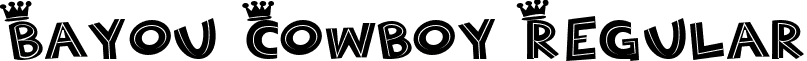Bayou Cowboy Regular font - BAYOC___.TTF