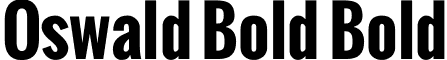 Oswald Bold Bold font - Oswald-Bold.otf