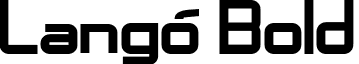 Langó Bold font - LANGB___.TTF