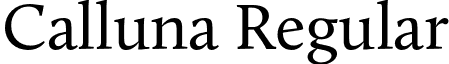 Calluna Regular font - Calluna-Regular.otf