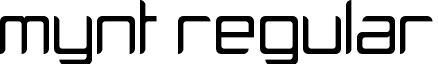 Mynt Regular font - mynt.ttf