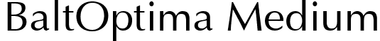 BaltOptima Medium font - BLTOPT.TTF