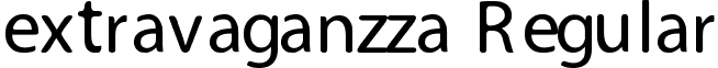 extravaganzza Regular font - extravaganzza.ttf