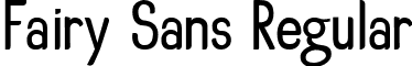 Fairy Sans Regular font - fairy_sans.ttf