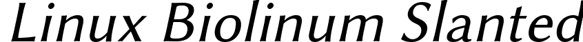 Linux Biolinum Slanted font - LinBiolinum_aRL.ttf