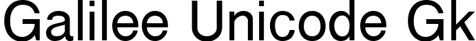 Galilee Unicode Gk font - GalileeU_Gk0_7.ttf