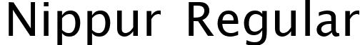 Nippur Regular font - NIPPUR.TTF