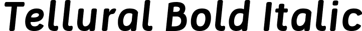 Tellural Bold Italic font - Tellural Bold Italic.ttf