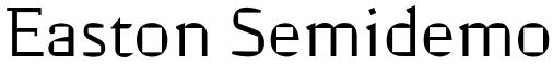 Easton Semidemo font - easton_semi_demoversion.otf