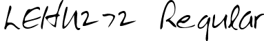 LEHN272 Regular font - LEHN272.TTF