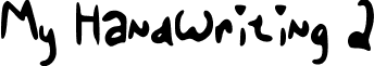 My HandWriting 2 font - My_Own_Handwriting_2_by_reese_the_wolf.ttf