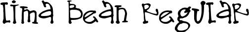 Lima Bean Regular font - limabean.ttf