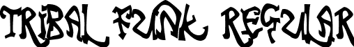 Tribal Funk Regular font - design.graffiti.TRIBF___.ttf