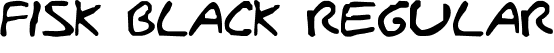Fisk Black Regular font - Fisk_Font_by_West_Ninja.ttf