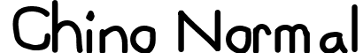 Chino Normal font - CHINO.TTF
