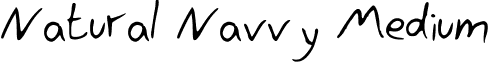 Natural Navvy Medium font - Natural_Navvy_by_PokeSensei.ttf