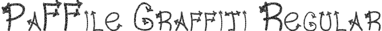 PaFFile Graffiti Regular font - PaFFile Graffiti.ttf