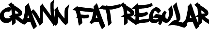 Crawn Fat Regular font - Crawn Fat.ttf