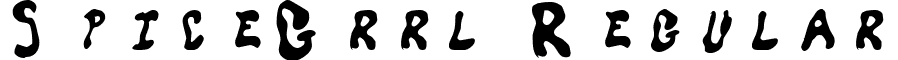 SpiceGrrl Regular font - SPICG___.TTF