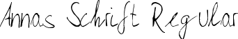 Annas Schrift Regular font - My_Handwriting___Annas_Schrift_by_flupf.ttf