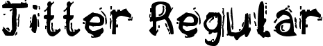 Jitter Regular font - Jitter.ttf