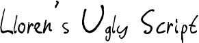 Lloren's Ugly Script font - Allegedly_Illegible_Script_by_vincent_beats_tobi.ttf