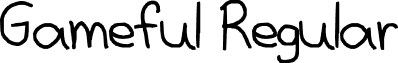 Gameful Regular font - Gameful.ttf