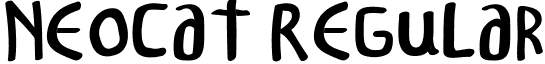 Neocat Regular font - Neocat-Regular.ttf
