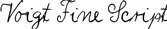 Voigt Fine Script font - Voigt-Fine-Script.ttf