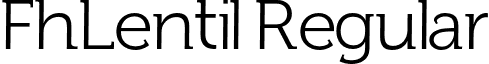 FhLentil Regular font - Fh_Lentil.otf