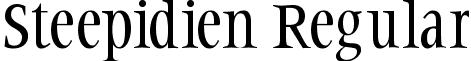 Steepidien Regular font - Steepidien.ttf