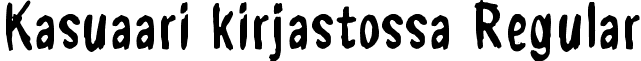 Kasuaari kirjastossa Regular font - Kasuaari_kirjastossa.ttf