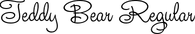 Teddy Bear Regular font - Teddy Bear.ttf