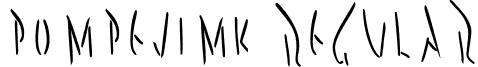 PompejiMK Regular font - PompejiMK.ttf