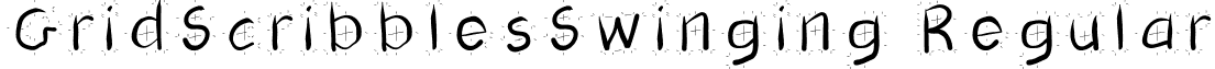 GridScribblesSwinging Regular font - GridScribblesSwinging.ttf