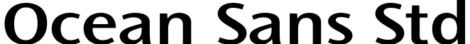 Ocean Sans Std font - OceanSansStd-SemiboldExt.otf