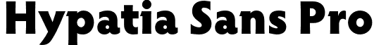 Hypatia Sans Pro font - HypatiaSansPro-Black.otf