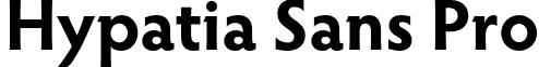 Hypatia Sans Pro font - HypatiaSansPro-Bold.otf