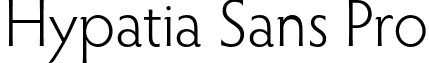Hypatia Sans Pro font - HypatiaSansPro-Light.otf