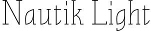 Nautik Light font - Nautik-Light.otf